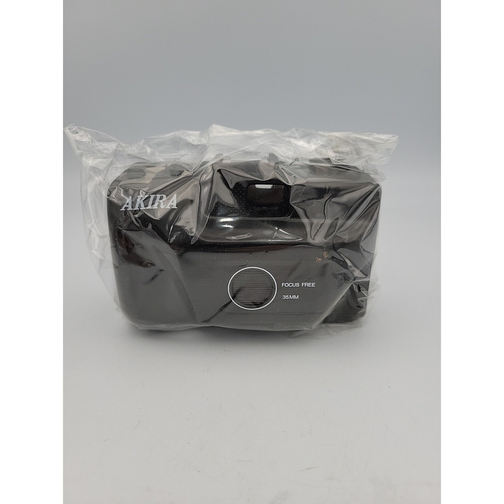 Akira TC-306 35mm Film Camera Focus Free 50mm Lens Black New Sealed